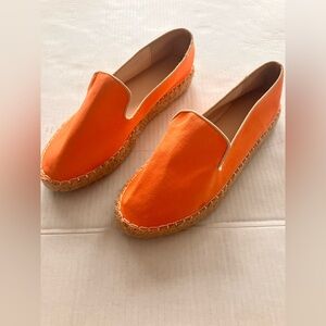 Truffle Collection Orange Espadrilles – Size 8